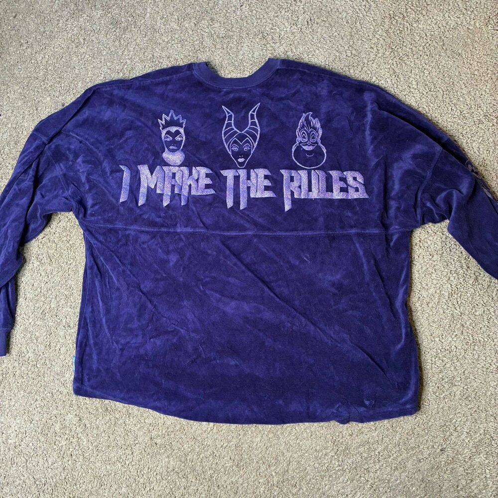 Disney Villains Spirit Jersey I Make The Rules Maleficent Ursula Evil Queen 2XL